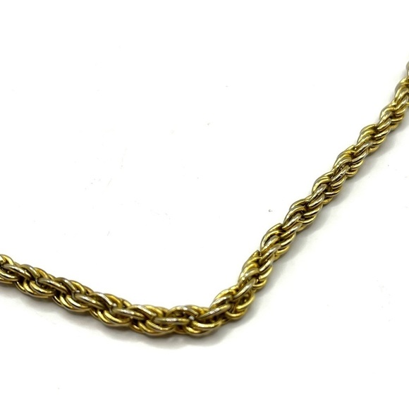 Gold Chain - Marked ’KOREA’ Gold Tone 24” Vintage Spring Ring closure - Picture 7 of 8
